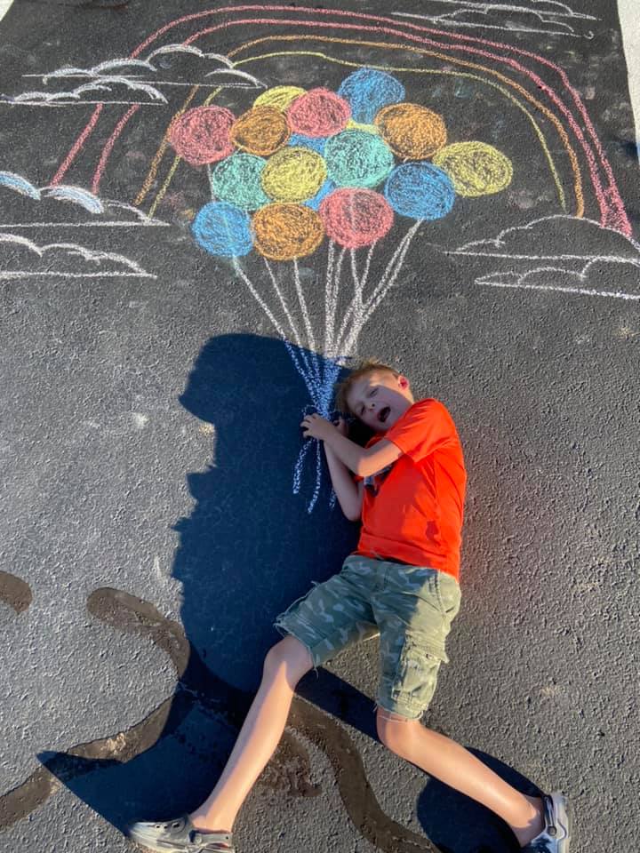 chalk balloons